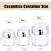 50ML Round Airless Cream Pump Containers Refillable Empty Cream Dispenser Jars Plastic Cream for Lip Balm Sample - Buy Online on GoSupps.com