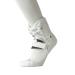 Ultra Ankle Brace for Injury PREVENTION & RECOVERY, Custom Form-Fit, Maximum Support with 100% MOBILITY Small/Medium White