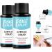 PEACECOLOR 2PCS 30ML Acrylic Liquid Monomer Non-Yellowing Acrylic Liquid for Acrylic Powder Acrylic Nail Extensions and Carving Manicure Art Gift for Women Girls Nail Art DIY at Home Salon color 180 - Buy Online on GoSupps.com