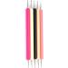 Dotting Pen Acrylic Rod 2 Round Head Nail Art Tip Paint DIY Tool Art Tools Round Head Indentation Nail Art Tip Dot Paint DIY Slotted Tool Double Ended Nib for Dots and Swirl - Buy Online on GoSupps.com