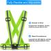 Sawnzc Running Reflective Vest Gear 2Pack - High Visibility Safety VES for Night Outdoor Activities - Fluorescent Green - Buy Online on GoSupps.com