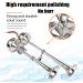 12V Marine Boat Trumpet Horns - Polished Stainless Steel, Low and High Tone, Adjustable Support - Dual Trumpet Set - Buy Online on GoSupps.com