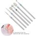 6Pcs Stainless Steel Nail Drill Bit Set - Manicure Nail Art File Bits Tools (#8) - Buy Online on GoSupps.com