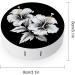 Hibiscus Flowers Contact Lens Case with Mirror - Cute Portable Travel Kit for Eye Care - Buy Online on GoSupps.com