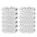 12 pieces of telephone cable hair tie elastic hair band transparent spiral telephone cable anti -splitz braid rubber fitness hair band spiral hair tie for women and girls