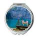 YENDOSTEEN Mirror Compact Mirror View Bergsee Bank Dog Pocket Mirror portable mirror