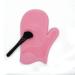Buy Makeup Brush Cleaner Silicone Glove - Essential Scrubber for Foundation Brushes | Pink Cleaning Tools - Buy Online on GoSupps.com