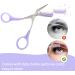 Professional Precision Eyebrow Scissors with Comb - Purple Eyebrow Trimmer for Men and Women - Buy Online on GoSupps.com
