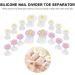 FRCOLOR Silicone Flower Toe Separator Spacer - 2 Boxes, Reusable Toenail Stretchers for Men and Women - Buy Online on GoSupps.com