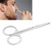 YOUTHINK Rounded Curved Nose Hair Scissors Stainless Steel Nose Hair Scissors Clean Beauty Scissors for Nose Eyebrows Eyelashes Men Moustache