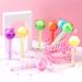 Cute Candy Lip Gloss & Balm Combo | Moisturizing Lollipop Chapstick & Fruit Flavored Lip Oil for Perfect Lip Care - Buy Online on GoSupps.com
