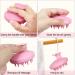 Silicone Scalp Massage Brush | Stimulate Hair Growth & Improve Blood Flow | Relaxing Pink Shampoo Brush - Buy Online on GoSupps.com