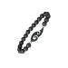 Magnetix wellness magnetic bracelet Maori Hei-Matau I Elastic lavaperlen bracelet with magnet i magnetic jewelry in the matt black I saves fragrances XL