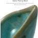 KALLORY Essential Oil Mixing Dish - Ceramic Spa Bowl for Facial Masks & Aroma Oils | Blue - Buy Online on GoSupps.com