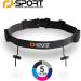 RJ-Sport Race Number Belt with 6 Gel Loops - Ideal for Triathlon, Marathon, Running & Cycling - Black - Buy Online on GoSupps.com