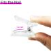 10 Pcs Plastic Nail Tips Clips for Quick Gel Nail Extensions - Transparent - Buy Online on GoSupps.com