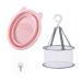 Make Up Brush Cleaner Set Makeup Brushes Cleaner Pad And Makeup Sponge Cleaner Foldable Makeup Brush Cleaner Brush Cleaning Bowl With Mesh Drying Rack Basket to Dry Makeup