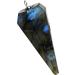 Amazing Gemstone Labradorite Crystal Pendulum for Divination - Dowsing Pendulum with Chakra Chain and Crystal Ball for Reiki Healing and Crystal Grid Meditation - Buy Online on GoSupps.com