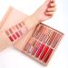 12 Colors Matte Liquid Lipstick Set - Long Lasting Non-Stick Cup Formulation, Waterproof Red Lipstick Makeup Gift Kit for Women - Buy Online on GoSupps.com
