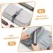 Healeved Multifunctional Storage Bag Organizer Bags for Travel Folding Comb Men Hair Blow Dryer Grey Leather - Buy Online on GoSupps.com