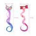 Xuxisowo 6-Colors Unicorn Hair Bows Clips for Girls Kids - Glitter Braided Curly Gradient Color Wig Extensions (6PCS) - Buy Online on GoSupps.com
