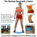 EMAIS Balance Board with Resistance Bands for Adults - Core Workout Yoga Board for Dancers & Athletes - Green - Buy Online on GoSupps.com