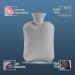 BICAREE 2L PVC Hot Water Bottle with Cover for Neck, Shoulder, Hand, and Feet Pain Relief - Grey | Hot & Cold Therapy for Menstrual Cramps - Buy Online on GoSupps.com