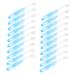 Fomiyes 20 pieces foldable toothbrush. Building toothbrush household toothbrush outdoor toothbrush portable toothbrush foldable design toothbrushes daily toothbrush sky blue 20x18cm