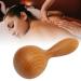 Essential oil back massage device - wooden hammer shape spa Dredge meridiane scraping massage stick milk bath massage device therapy relaxation round ball massage device