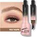 Multi-Purpose Liquid Eyebrow Pencil Waterproof Sweatproof Ultra Long Lasting Hair-Like Strokes Liquid Eyebrow Gel Pen Quick Dry (#02 Taupe) - Buy Online on GoSupps.com