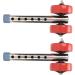 Universal Stainless Steel Heavy Duty Walker Wheels Replacement Kit - 6 Levels Height Adjustment - Buy Online on GoSupps.com