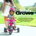 Joovy Noodle Bike Helmet for Kids Ages 1-9 | Adjustable Sizing Dial, Sun Visor, Pinch Guard, 14 Vents | Small Pink - Buy Online on GoSupps.com