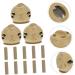 Hapinary Moxibustion Magnetic Massage Tool Set - Body Wellness Massager with Moxa-Stick Holder 5.5x5.5cm International Shipping Available - Buy Online on GoSupps.com