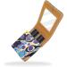 Buy Stylish Leather Lipstick Case with Mirror - Mini Lipstick Organizer | Abstract Watercolor Design - Buy Online on GoSupps.com