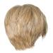 Battnot 26cm Short Straight Synthetic Hair Wig for Women - Fluffy Gradient Gold Style | Perfect for Parties & Everyday Wear - Buy Online on GoSupps.com