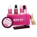 Upgraded MIILYE Lace Wig Glue and Hair Styling Wax Gel Combo Pack- Invisible Wig Glue for Front Lace Wig Wig Glue Remover Wig Melting Band Wig Cap Hair Wax Stick Edge Control Gel and Edge Brush