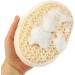 4 Pcs Natural Loofah Sponge Exfoliating Shower Pad for Men and Women - Luffa Scrubber Brush for Bath, Shower, Spa - Buy Online on GoSupps.com