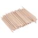 200 Pack Orange Wood Nail Sticks Double Heads Multi Functional Cuticle Pusher Remover Nail Cleaning Manicure Pedicure Tool