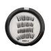 GUIJIALY Magnetic Eyelashes with 2 Pairs Artificial Fiber Magnets Magnetic with Eyelash Curler KS02-4