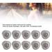Yuyte 10-Pack Open Dome Silicone Umbrella Earplugs for Hearing Aids | Replacement Earplugs for Seniors with Hearing Impairments - Buy Online on GoSupps.com