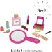 Janod P'tite Miss Vanity Case for Kids | 9 Solid Wood Accessories | Pretend Play Beauty Toy | J06514 - Pink - Buy Online on GoSupps.com