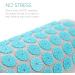 Navaris 2-in-1 Acupressure Massage Set - Shakti Mat & Pillow - Relaxation & Pain Relief - Lightweight Gray & Blue - Ships Internationally - Buy Online on GoSupps.com
