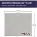 12-Pack Multicolor Microfiber Cleaning Cloths for Screens Lenses & Cameras - Perfect for Eyeglasses Phones & iPads (6x7 - Buy Online on GoSupps.com