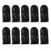 10 Hair Extension Wig Storage Bag Holder Case Dustproof Protector Black