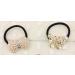 Buy cuhair 6pcs Pearl Flower Hair Ties - Stylish Ponytail Holders for Women Girls & Kids | Quality Hair Accessories - Buy Online on GoSupps.com