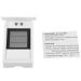 Digital Thermometer Digital Hygrometer Indoor Thermometer Waterproof Tester Temperature Controller Fast to Switch Degrees Celsius and Fahrenheit Easy to Use(White)