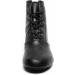 Black Leather Jazz Boots Split Sole Dancing Shoes for Adult Women Men - Size 9 Women/8 Men - Buy Online on GoSupps.com