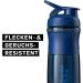 BlenderBottle SportMixer Tritan 820ml - BPA Free Protein Shaker & Water Bottle for Fitness Shakes - Navy - Buy Online on GoSupps.com