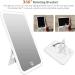 Kintion Lighted Makeup Mirror | Portable USB Rechargeable Vanity Mirror | 360 Swivel & Touch Screen Adjustable Brightness | 10x Magnification - Buy Online on GoSupps.com