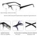 Cojwis 6 Pack Blue Light Filter Reading Glasses for Men & Women - UV Protection Spring Hinge 2.25x Magnification (6 Colors) - Buy Online on GoSupps.com